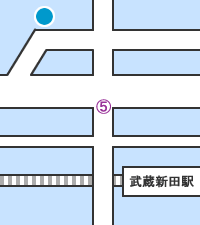 美容室プレンダミア　武蔵新田駅からの道順　イメージ5の2